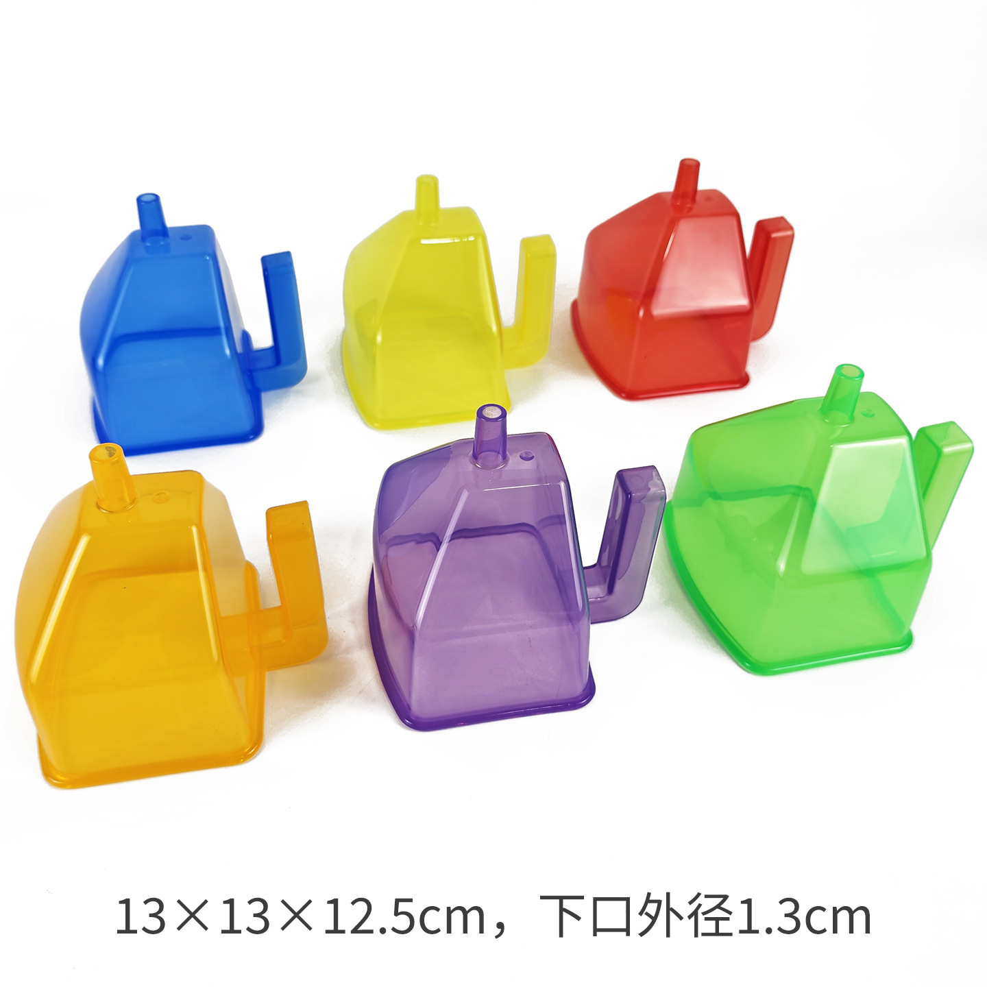 Colorful transparent funnels-6 pcs/set