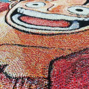 クイックカスタマイズスローラグアニメジャカード織りタペストリーブランケットカスタム