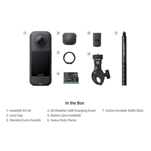 Caméra d'action 8K HD Insta 360 X4 Air <span class=keywords><strong>Snowboard</strong></span> Bundle, caméra de sport anti-vent et anti-vibration, caméra de vlog, caméra multi-vues pour moto - Product Image 5
