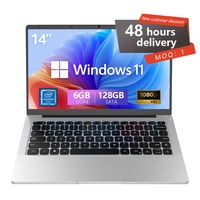 Laptop Intel N4000 de 14 Pulgadas en Oferta, 6GB de RAM, 512GB/1TB SSD, Ordenador Portátil con Pantalla HD 1366*768 TN