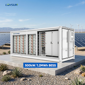 Solution clé en main adaptée : Système de stockage d'énergie conteneurisé 500 kW 1000 kWh, système solaire hybride hors réseau BESS 500 kW 1 MWh BESS - Product Image 1