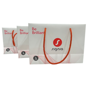 ถุงกระดาษหินรีไซเคิลแบบย่อยสลายได้ถุงช้อปปิ้งเป็นมิตรกับสิ่งแวดล้อมและไม่เยื่อต้นไม้ - Product Image 5