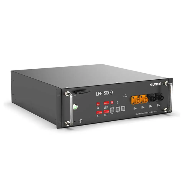 Lithium Ion Phosphate Solar Battery LiFePO4 LFP Backup Power Storage Battery BMS Rack  51.2V 100AH