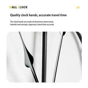 Modern Minimalist Wrought Iron <strong>Clock</strong> Decoration <strong>Clock</strong> Circular <strong>Silent</strong> <strong>Wall</strong> <strong>Clock</strong> - Product Image 3