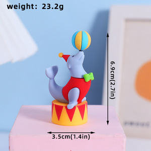 Adornos de muñeca de goma suave <span class=keywords><strong>para</strong></span> decorar Pasteles de <span class=keywords><strong>cumpleaños</strong></span> <span class=keywords><strong>para</strong></span> niños - Product Image 3