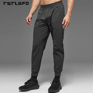 Shorts de performance durables pour hommes 100 % coton biologique, shorts de sport d'automne pour la course à pied, taille élastique, séchage rapide, respirants, athlétiques - Product Image 2