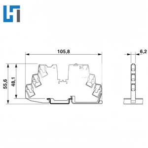 2908262 ptcb 24DC E1แบบ1-8A ไม่มีการตั้งโปรแกรม PLC โมดูลควบคุมระบบอัตโนมัติทางอุตสาหกรรมคลังสินค้า - Product Image 2