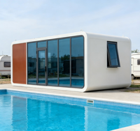 Maison Modulaire Préfabriquée, Espace de Vie Portable de Haute Qualité, Approvisionnement en Gros, Délai de Livraison Rapide pour le Marché Mondial, Adaptée aux Conditions Météorologiques Extrêmes