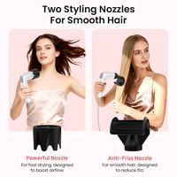 Meilleur sèche-cheveux professionnel haute vitesse 110000 tr/min avec moteur sans balais, ionique, et accessoire lissant anti-frisottis OEM