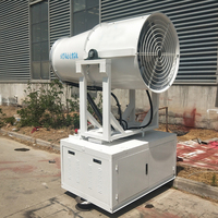 Cañón de Niebla con Tanque de Agua, Máquina Pulverizadora Industrial, Solución Móvil Todo en Uno para el Control de Polvo