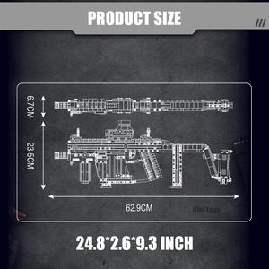 Mould King 14031 serie militar <span class=keywords><strong>Vector</strong></span> pistola modelo puede disparar arma ladrillos juguetes para adultos regalos juegos de bloques de construcción - Product Image 6