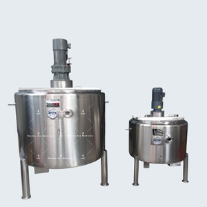 Mélangeur émulsifiant sous vide pour crème cosmétique 500L avec double enveloppe - Product Image 1