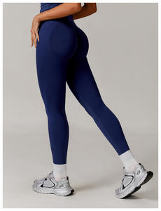 Meilleurs vêtements de sport pour femmes de haute qualité, pantalons TikTok taille haute, leggings de yoga push-up, approvisionnement ODM, vêtements de fitness pour l'entraînement - Product Image 5