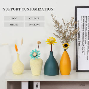 Vase à fleurs pour décoration de table de mariage, <span class=keywords><strong>poterie</strong></span> nordique vintage, vases <span class=keywords><strong>ikebana</strong></span> déco - Product Image 2