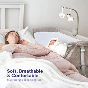 2023, Лидер продаж, ножка детской кроватки может быть регулируемой и 9 вариантов роста, Детская колба с музыкальной шкатулкой с колесами, аксессуары - Product Image 2