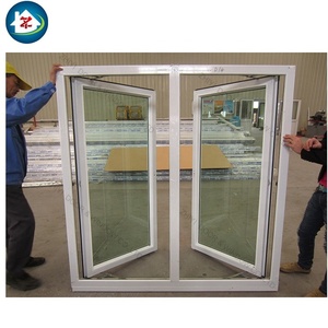 Bonne isolation impact fenêtres anti-ouragan Upvc pvc fenêtres et portes à battant pour <span class=keywords><strong>les</strong></span> maisons - Product Image 6