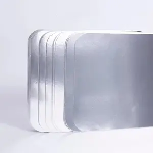 China supplier factory price take away die cut aluminum foil container foil lid