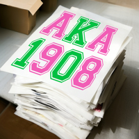 T-shirts personnalisés écologiques brillants en gros avec logo pour impression sérigraphique, papier HTV, transfert thermique, motifs alphabétiques, transfert à chaud
