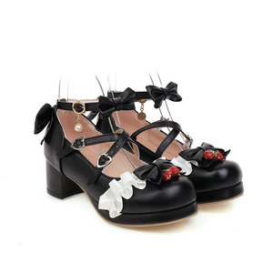 Chaussures élégantes pour femmes et jeunes filles, à talons mi-hauts, à brides croisées, style décontracté et sexy, légères et pures, idéales pour les fêtes. - Product Image 1