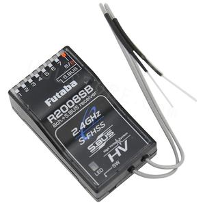 Récepteur haute tension <span class=keywords><strong>Futaba</strong></span> R2008SB 2.4G <span class=keywords><strong>S</strong></span>-<span class=keywords><strong>FHSS</strong></span> 8 canaux <span class=keywords><strong>S</strong></span>.Bus pour modèles d'avions Télécommande radio T8J T10J T14SG - Product Image 2