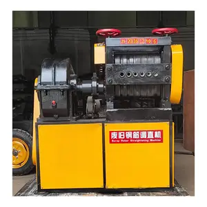 Portable 6-16MM Used Rebar Straightening Machine Customized Voltage 380V/220V Steel Wire Bar Straightener