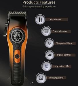 Professional High Speed 8000RPM Multi Hair Trimmer <b>Barber</b> Clippers <b>Set</b> Brushless Motor Salon Machine with DLC Blade - Product Image 4