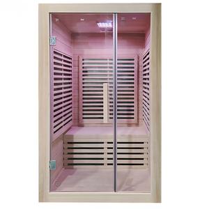 Sauna de Infrarrojos de Lujo para 2 Personas, Personalizable, de Madera de Abeto, para Interiores, Venta al por Mayor - Product Image 4