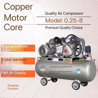 Compresseur d'air électrique à piston portable de 300 litres, haute pression, 220V/380V, moteur de qualité industrielle pour l'industrie de la peinture automobile