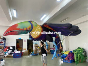 Disfraz Inflable <span class=keywords><strong>Gigante</strong></span> de Tucán, Marioneta de Aves Inflable para Desfiles y Actuaciones al Aire Libre - Product Image 2