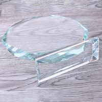 Barato al por mayor K9 en blanco, Crystal Trophy Awards Custom 3D Laser Engrving Crystal Glass Trofeos para regalo de negocios/