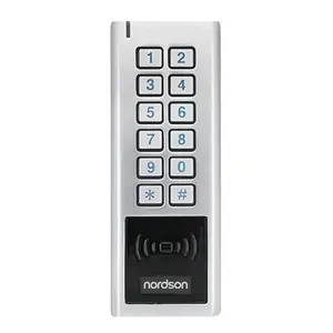 IP tegangan ganda 65 tahan air logam dan Input & Output 125KHz RFID Standalone Access Control Keypad