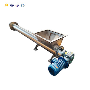 Voedselveilige roestvrijstalen schroefconveyermachine met diesel/elektrische motor & tandwiel voor fabrieksgebruik - lange levensduur - Product Image 4