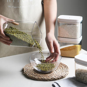 Latas selladas <span class=keywords><strong>de</strong></span> cocina <span class=keywords><strong>de</strong></span> alta calidad, contenedor <span class=keywords><strong>de</strong></span> granos <span class=keywords><strong>de</strong></span> despensa <span class=keywords><strong>de</strong></span> plástico transparente, caja <span class=keywords><strong>de</strong></span> órgano <span class=keywords><strong>de</strong></span> almacenamiento <span class=keywords><strong>de</strong></span> alimentos con tapa - Product Image 2