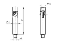 Connecteur de poteau de main courante d'escalier de haute qualité, support de raccordement pour tube en verre et acier inoxydable, quincaillerie