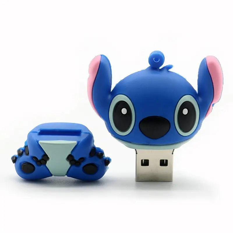 Pendrive de dibujos animados de animales lindo Pikachu forma USB Flash Drive 8GB 16GB 32GB 64GB 128GB Pen Drive USB 2,0 Flash Memory Stick