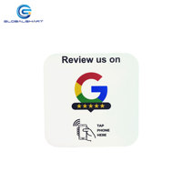 13.56Mhz Google NFC QR Code Logo Avis Carte Plaque Avis Google Review NFC Carte