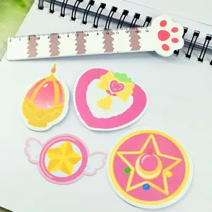 Simpatico blocco note adesivo fustellato per cancelleria personalizzata kawaii 4x6