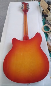 Weifang Rebon <span class=keywords><strong>12</strong></span> Dây Ricken 360 <span class=keywords><strong>Guitar</strong></span> Điện Màu Anh Đào Sunburst - Product Image 4