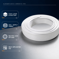 Tuyau de chauffage en aluminium et plastique pour radiateurs et systèmes de chauffage solaire