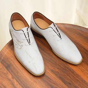 Zapatos Oxford de Lujo para Hombre, de Alta Calidad, con Cordones, Formales, de Cuero, para Otoño, Transpirables y Antideslizantes, 2025 - Product Image 5