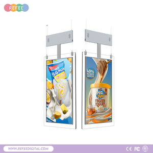Pantalla LCD Digital de Doble Cara de 55 Pulgadas, Reproductor Multimedia de Publicidad Interior, 1 Año de Garantía, Montaje en Techo, Exhibición para Escaparates - Product Image 2