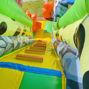 Pripuciama ciuozykla commercial kids bouncing castle jumping house party inflatable stone age <b>slide</b> for outdoor - Product Image 6