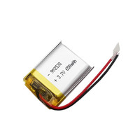 Baterai Lipo Isi Ulang 902530 3.7V 650mAh Baterai Lithium Polymer Akku untuk Produk yang Dapat Dipakai