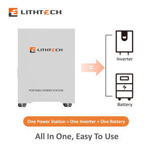 LITHTECH Plug and Play Inversor todo <span class=keywords><strong>en</strong></span> uno de carga rápida y batería de litio On Off Grid Energía solar 5KW Sistema de energía para el hogar - Product Image 2