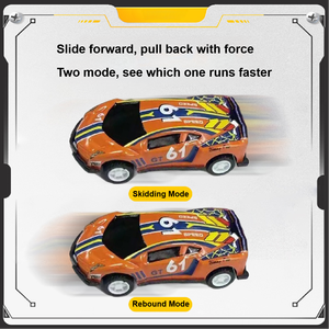 Bán buôn 6.8cm thu nhỏ Die-cast Mô hình xe đồ chơi Set Hot Bán hàng mô phỏng kim loại nhựa pull-back xe ma sát Đồ chơi xe - Product Image 4