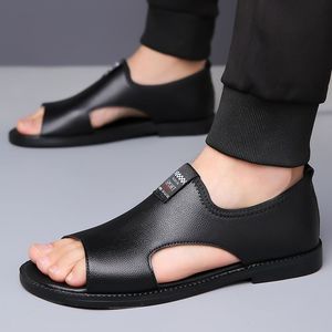 Sandales de plage décontractées pour hommes, été 2025, à enfiler, semelle souple antidérapante, désodorisantes et respirantes, style <span class=keywords><strong>Rome</strong></span> - Product Image 5
