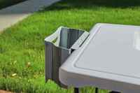 Tables pliantes de camping en plein air avec 2 éviers et accessoires de luxe