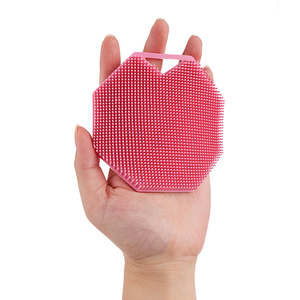 Promotional Gifts Silicone Body Scrubber Body Buffer <b>Shower</b> Brush Bathroom <b>Accessories</b> with Non-slip Hand Strap - Product Image 1