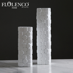 Sala <span class=keywords><strong>de</strong></span> estar minimalista decoración, estilo nórdico <span class=keywords><strong>flor</strong></span> florero arte <span class=keywords><strong>de</strong></span> red negro resina florero - Product Image 6