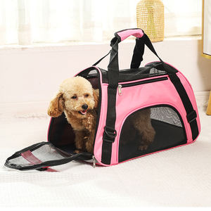 फैक्टरी थोक पोर्टेबल तह पालतू वाहक छोटे कुत्ते यात्रा बैग उच्च गुणवत्ता टिकाऊ बिल्ली वाहक बैग सांस आउटडोर - Product Image 6